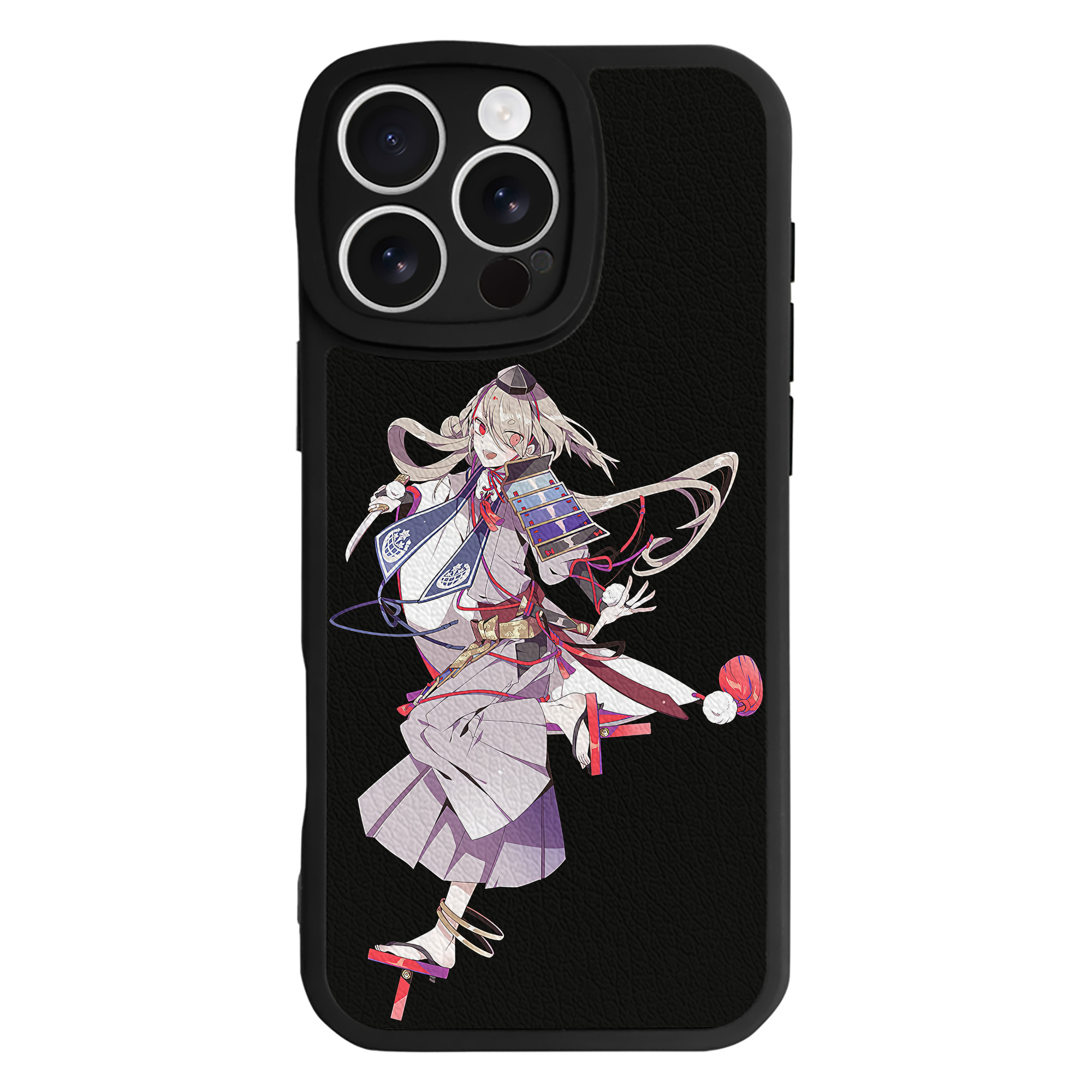 （画像用） 刀剣乱舞 Touken Ranbu 【iPhone 16シリーズ対応】シリコンスマホケース（レザー調） 材質：シリコン